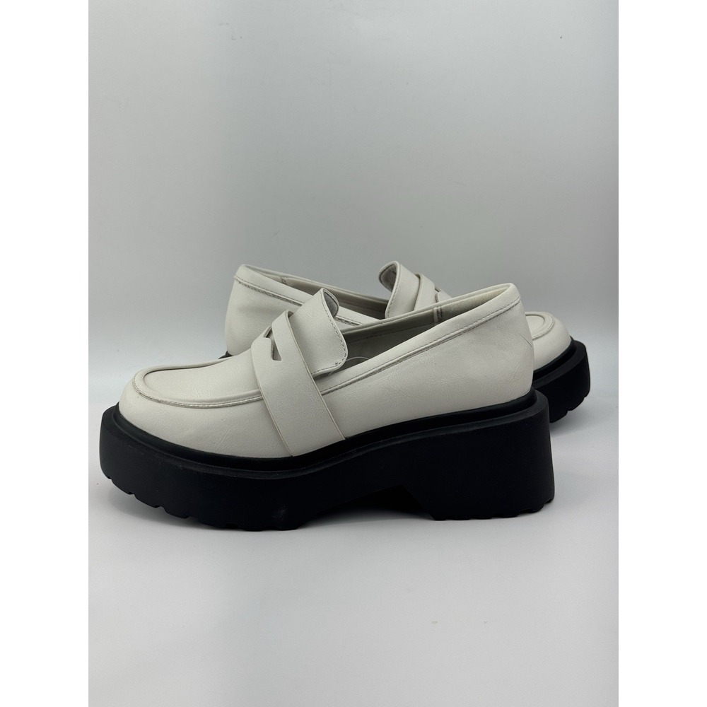 Wild Fable Women Slip-On Loafer Platform Low Heel Leather Memory Foam Size 8 - Picture 4 of 10